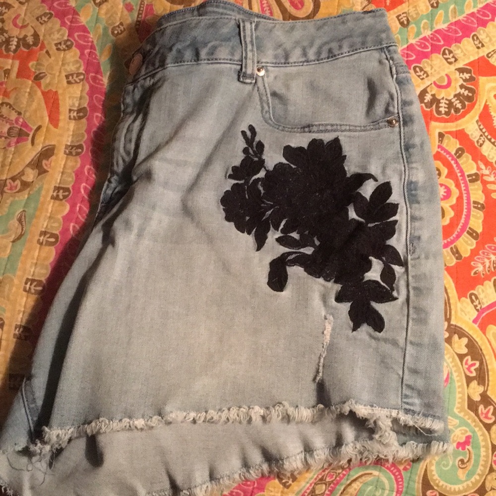 Denim shorts- 20